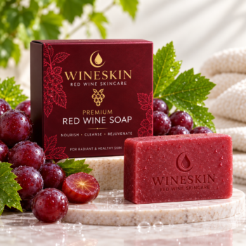 Premium Red Wine Soap – Antioxidant Rich Cleansing Bar